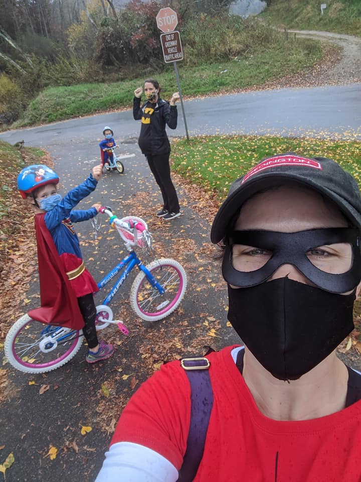 Spooky Duke Participants - Superhero family