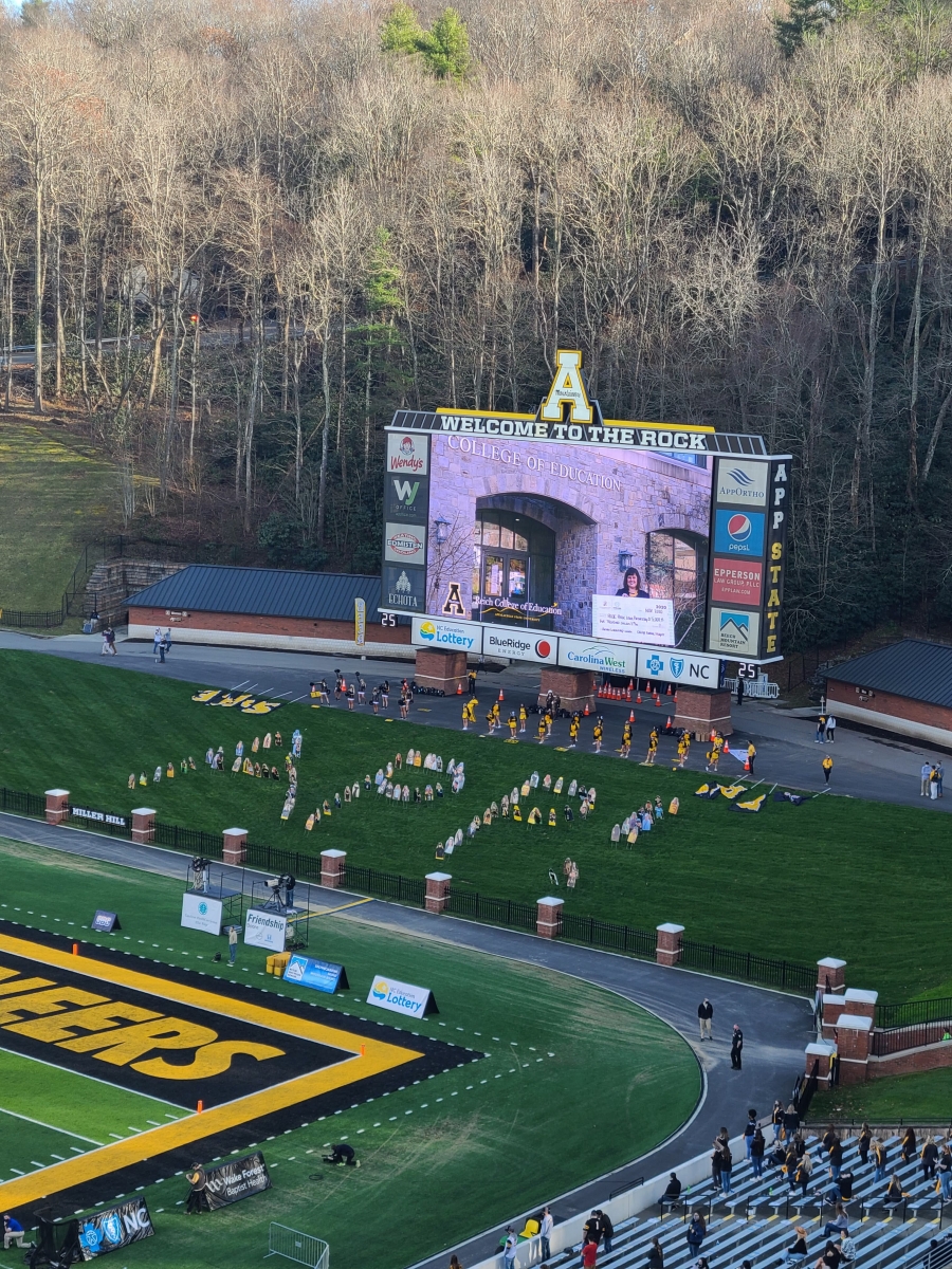 Extra Yard for Teachers Game Day Recognition