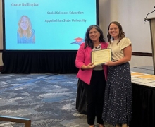 Gracie receives certificate