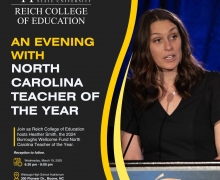 An Evening with the North Carolina Teacher of the Year