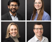 Four new staff members