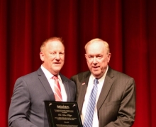 Don Phipps accepting award