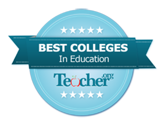 Teacher.org Best Colleges badge