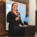 AMY Regional Library Director Amber Westall Briggs received the award of 2024 N.C. Library Director of the Year.