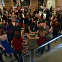 Students and community members bust a move on the dancefloor. Photo submitted