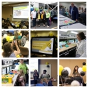 Collage of photos from the Innovation Expo