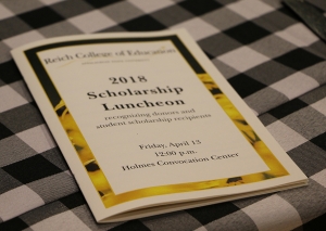 2018 Scholarship Luncheon was held Friday, April 13