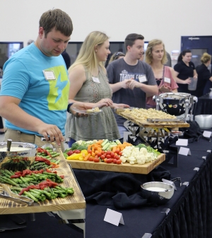 Appalachian State University’s Reich College of Education (RCOE) held a dinner to honor recipients of the State Employees’ Credit Union (SECU) Appalachian Partnership Scholarship at the North Carolina Small Business and Technology Development Center (SBTDC) in Hickory, North Carolina on Wednesday, May 9, 2018.