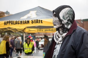 On a frightfully damp and chilly Saturday late in October, costumed creatures gathered on the fog-shrouded campus of Appalachian State University for the 8th annual Spooky Duke Race and Costume Contest.