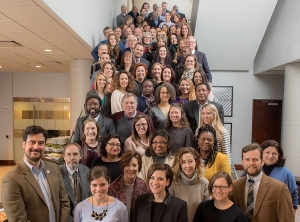Representatives from each of the 2019 YALI institute partners at the partner retreat held in Washington, D.C., in late January. 
