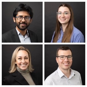 Four new staff members