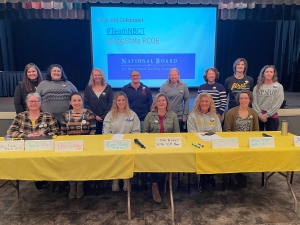 App State alumni who are National Board Certified Teachers (NBCT) serve on a panel at the Jan. 27 National Board Support Workshop for NBCT candidates in App State’s Public School Partnership.