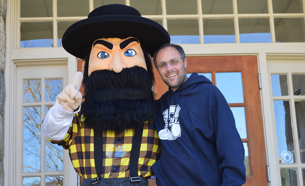 Brian Bettis and Yosef at Bethel Elementary School. Photo submitted