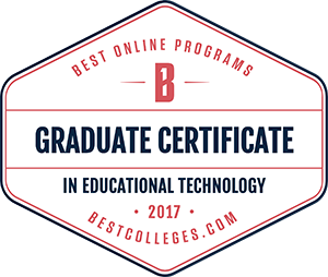 Best Colleges Ed Tech certificate seal