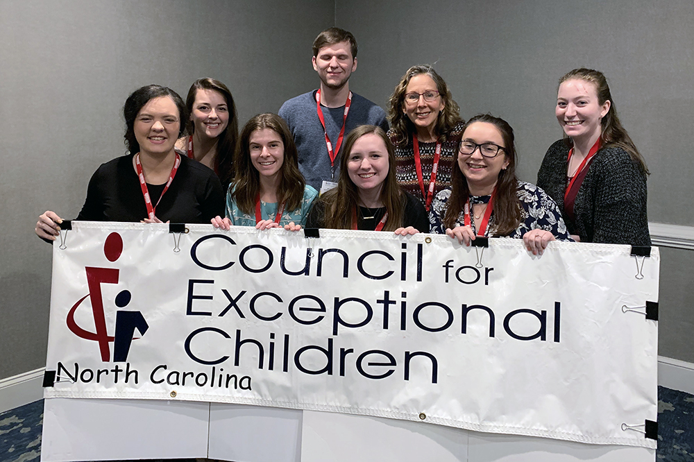 Members of Appalachian’s Student Council for Exceptional Children club attended the conference and served as volunteers. Photo submitted