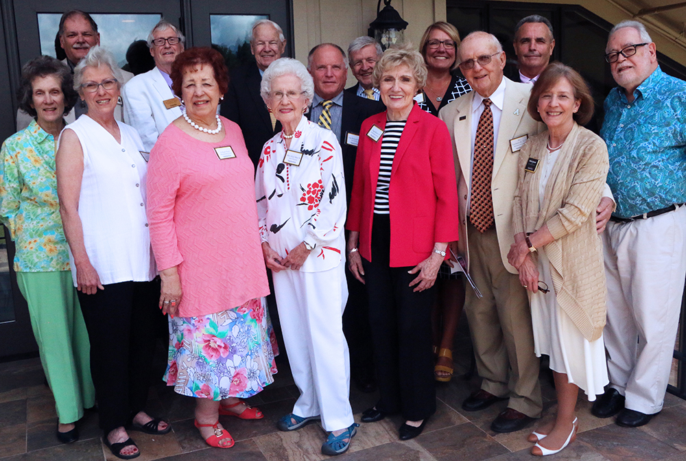 All Rhododendron Society members present at the brunch with Reich College of Education Dean Melba Spooner.