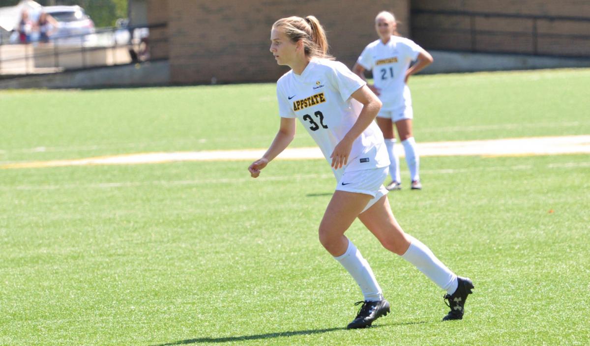 Sarah Peatross as a member of Appalachian's women's soccer team. Photo submitted