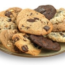 a plate of cookies