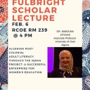 Dr. Mimouna Zitouni, a Fulbright Scholar from Algeria, will visit Appalachian State University February 5-9, 2018.