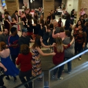 Students and community members bust a move on the dancefloor. Photo submitted