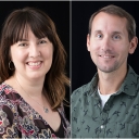 Heather Brandon and Mel Falck